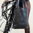 Ingrid Unraveled Tote - Black