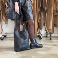 Ingrid Unraveled Tote - Black
