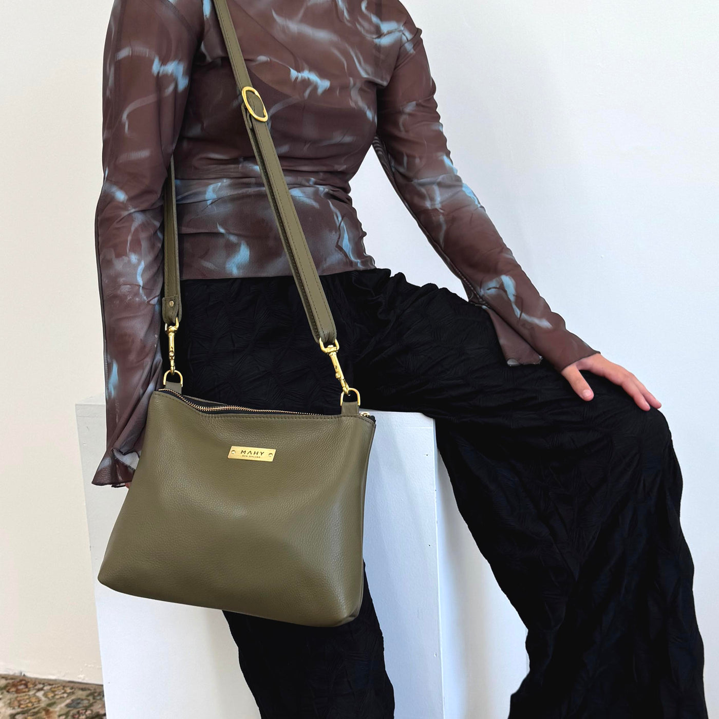 Nina Crossbody Bag - Olive