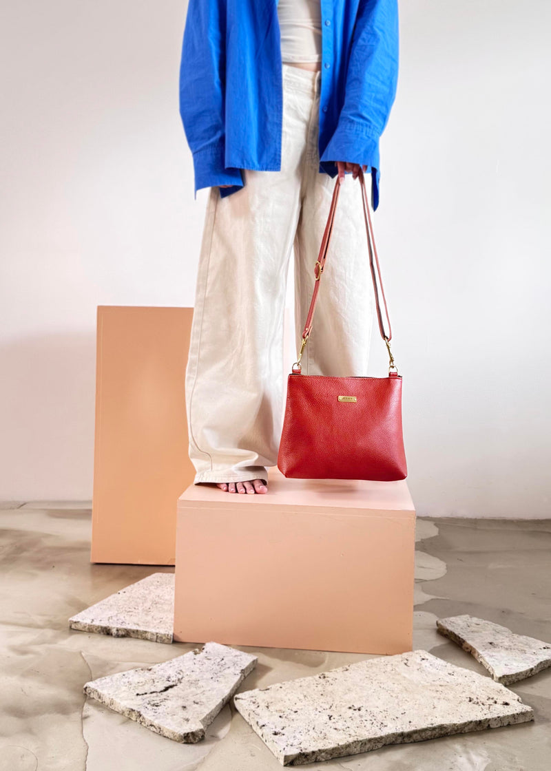 Nina Crossbody Bag - Terracotta