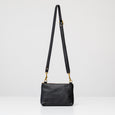 Handcrafted high quality NZ made Janis Festival Bag - Black by Mahy