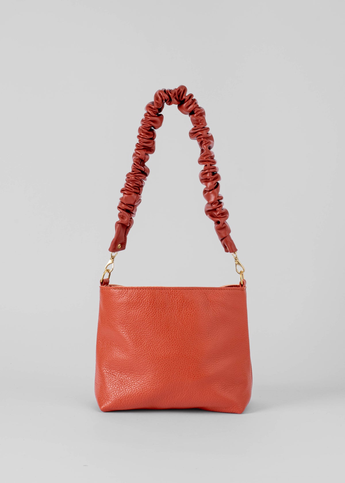 Shoulder Bucket Bag - Terracotta