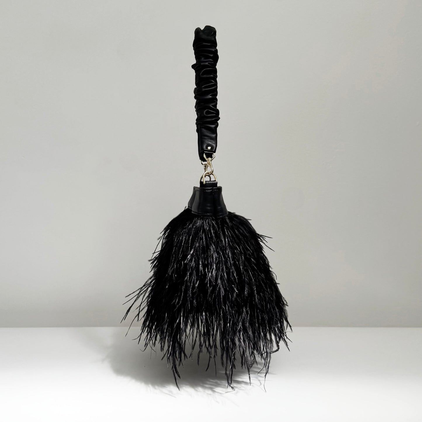 Feathered Bag - Black