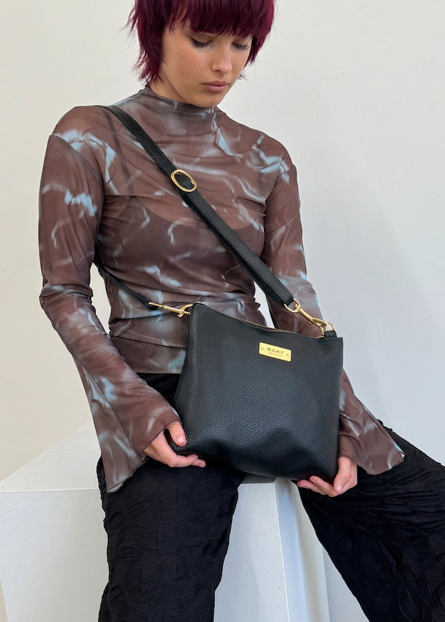 Nina Crossbody Bag - Black
