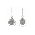 Aurelium Dewdrop Earrings - Silver