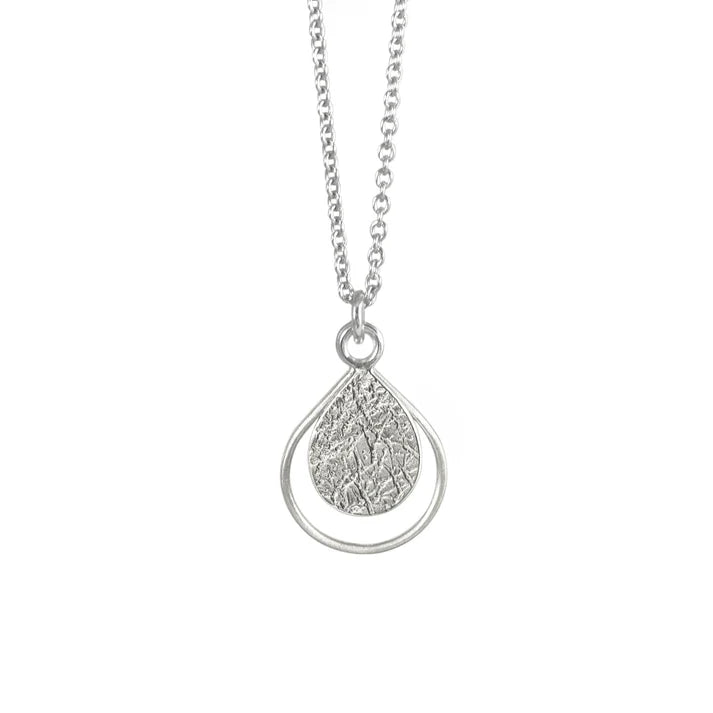 Aurelium Dewdrop Necklace - Silver