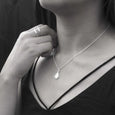 Aurelium Dewdrop Necklace - Silver