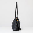 Durable and stylish handmade NZ leather bags Big Betty - Black by Mahy
