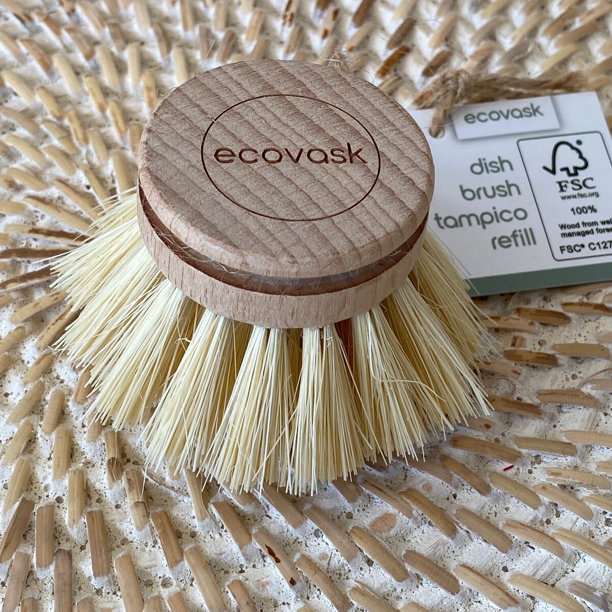 Ecovask - Replacement Dish Brush Head - Tampico